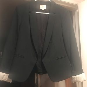 Loft Black Blazer silk lined.